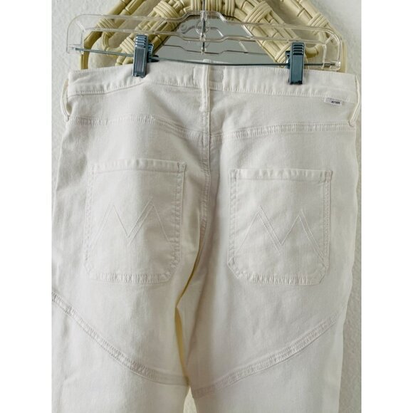 MOTHER Manhattan Rare High waisted Jeans With Laced Ankle Detail - Picture 8 of 11